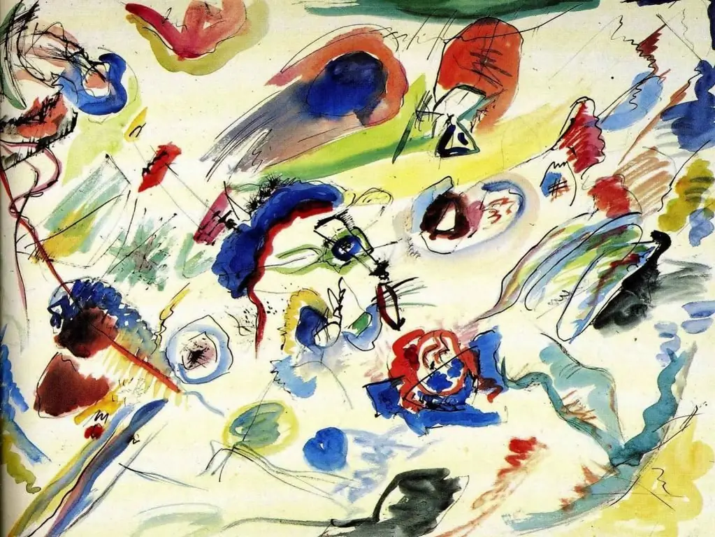 Kandinsky, the first abstract painting