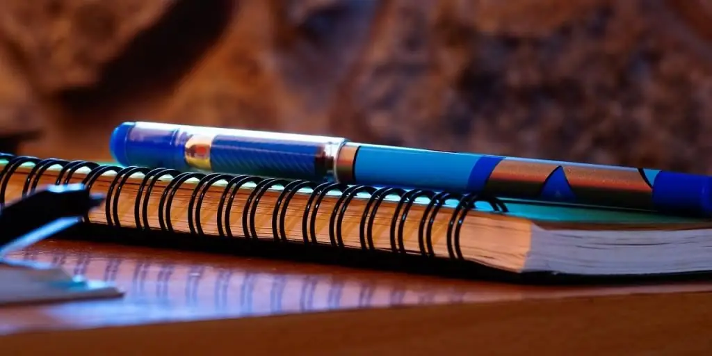 Pen and notepad