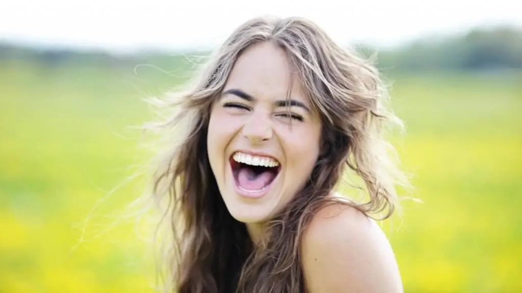 laughing girl