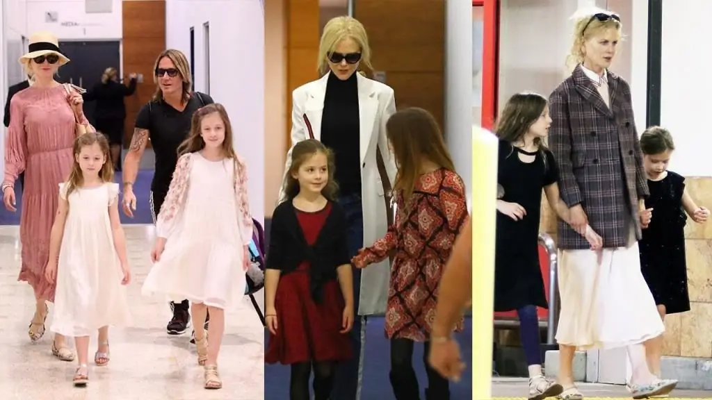 Nicole Kidman and children