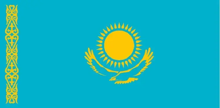 Bandera de Kazakhstan