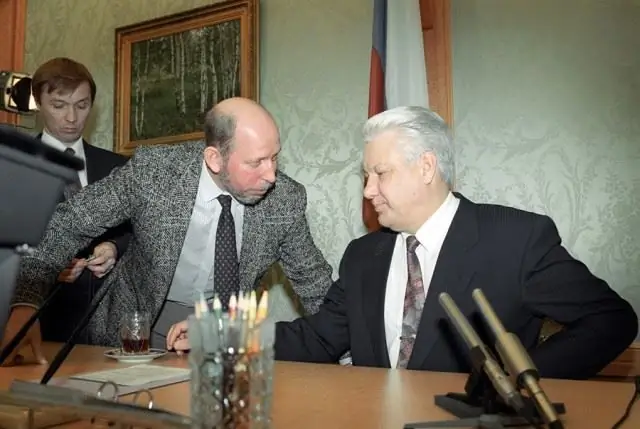 Kostikov e Yeltsin