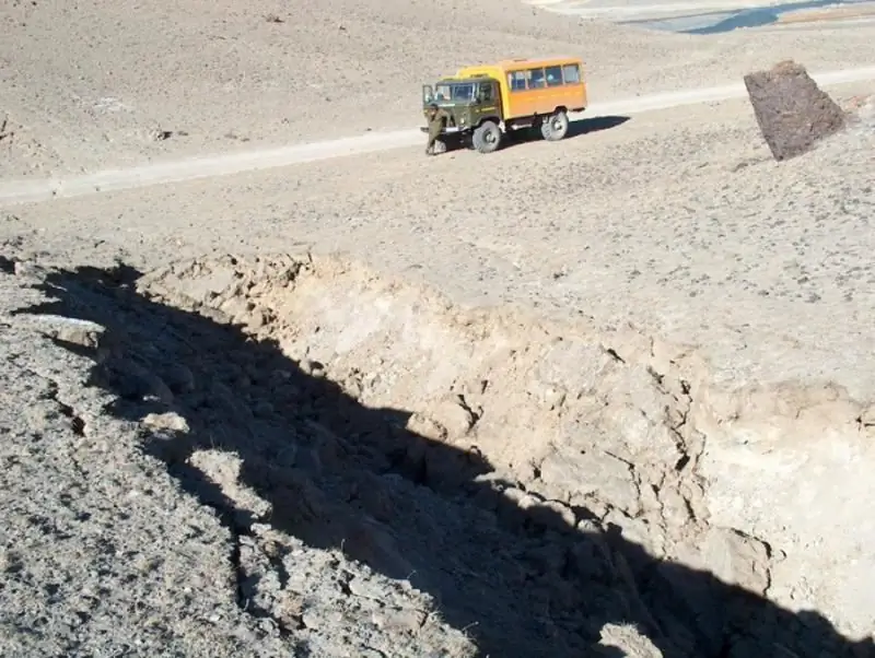 Terremoto no território de Altai