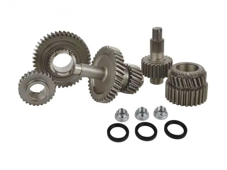 Gears thiab shafts