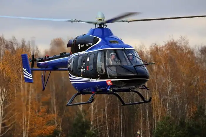 Helicóptero médico do Ministério de Situações de Emergência