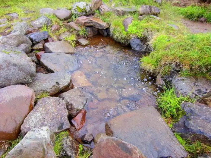 Mineral water springs