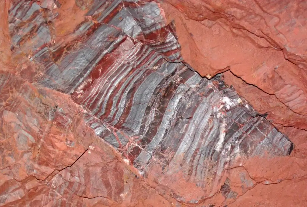 Quartzites ferreux : propriétés, origine, composition de la roche et principaux gisements