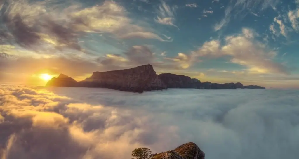 vista da montanha da mesa